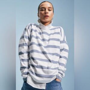 AYR The Early Morning Tee Size XS in Overcast Stripe